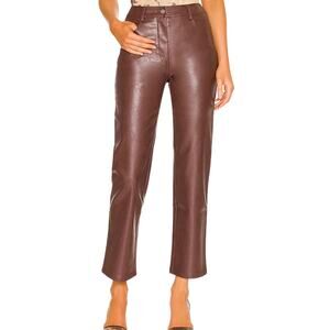 Miaou Brown Straight Leg Pants